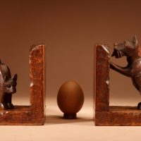 An Amusing Pair Of Black Forest Bookends.