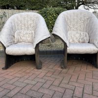 Pair of Feltri Chairs by Gaetano Pesce for Cassina