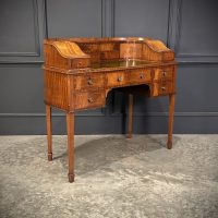 Inlaid Mahogany Carlton House Desk