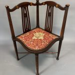 Arts &amp; Crafts Mahogany Corner Chair
