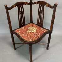 Arts &amp; Crafts Mahogany Corner Chair