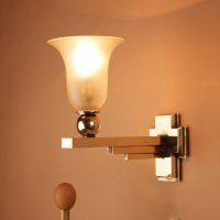 Art Deco Very Stylish Brass Wall Light