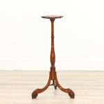 Victorian Dutch Marquetry Torchere Stand
