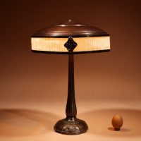 Jugendstil / Art deco Very Stylish Original Patinated Table Lamp Germany Circa 1900-20