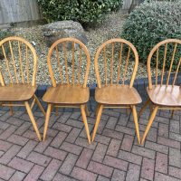Mid Century Set of 4 Ercol Windsor Dining Chairs