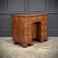 18th Century Walnut Kneehole Desk