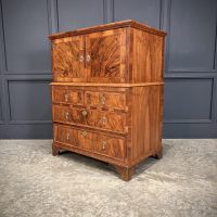 Walnut Cabinet on Chest