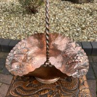 Arts &amp; Crafts Hammered Copper Fruit Basket