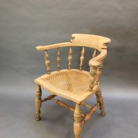 C19th Mahogany Captains Chair