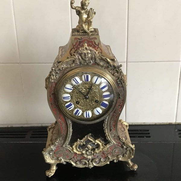 Boulle &#038; Tortoise shell French 1860’s Clock