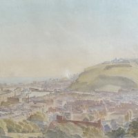 Original watercolour &#8216;Dover&#8217; by Charles Cheston RWS.1889-1960. Signed. This may be the painting by Cheston exhibited at the RA in 1936 titled Dover and hung in the South rooms.
