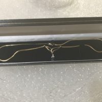 Diamonds &#038; Sapphire 9KT Solid Gold Necklace