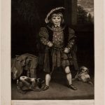Mezzotint Of Master John Crewe As Henry VIII After Sir Joshua Reynolds By John Raphael Smith c 1776