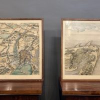 Pair C19th prints – Military formation