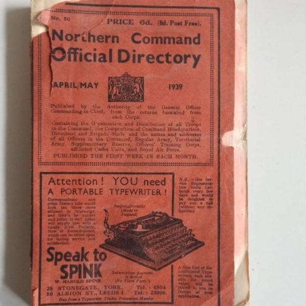 World War 2 Telephone Directory