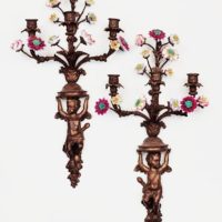 French cherub wall sconces