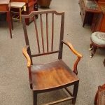 Antique Georgian Elm Armchair