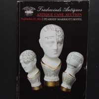 Rare Antique Cane Auction 2014 Catalogue 150+ Photos Walking Sticks Gold Silver Porcelain Wood