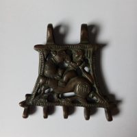 Exceptional &amp; rare Tibetan 10th Century Bronze Tockcha Togcha Buddhist Belt Buckle Amulet