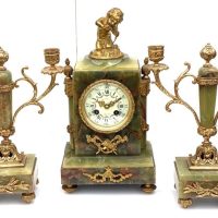 French Marble Mantel Clock