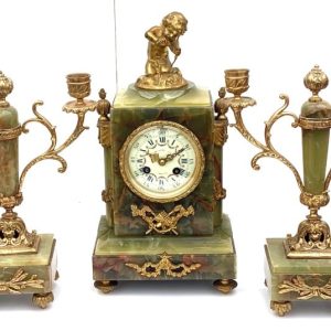 French Marble Mantel Clock