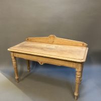 victorian oak hall serving table