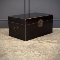 Chinese Lacquered Storage Trunk