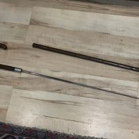 Gentleman’s walking stick sword stick with silver collar