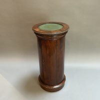 Victorian Mahogany Cylindrical Pedestal Cupboard