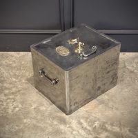 Victorian Polished Cast Iron Safe by Samuel Withers &amp; Co c.1860