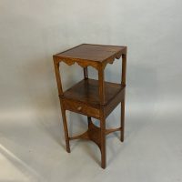 George III Mahogany Night Stand