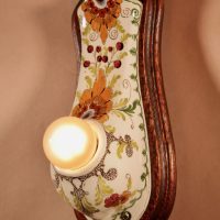 A Rare Dutch Delft Art Nouveau / Art Deco “Plateel” (Ceramic) Coloured Night Light Delft/Gouda Circi 1900/20