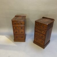 Pair Victorian Bedside Chests