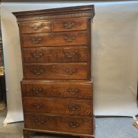 Rare George 111 Tallboy Chest Of Drawers