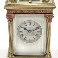 Incredible Neo-Classical Antique French 8-Day Carriage Clock C1900 – by Brook &amp; Son Edinburgh