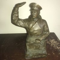 Adolph Hitler taking the salute of the people