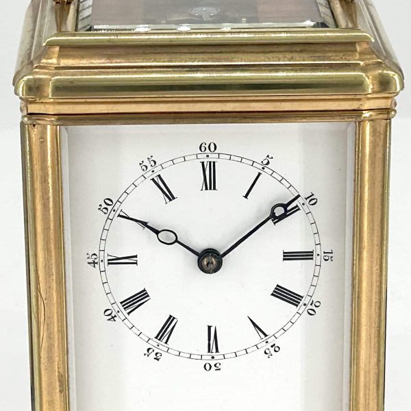 Georgian gorge Bonze Ormolu case Antique French 8-Day Carriage Clock C1850