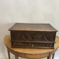 C18th Oak Bible Box