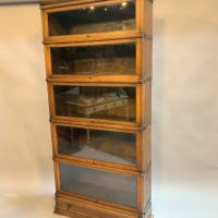 Globe wernicke oak stacking bookcase