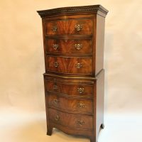 georgian revival tallboy chest of drawers