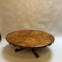 Victorian Burr Walnut Coffee Table