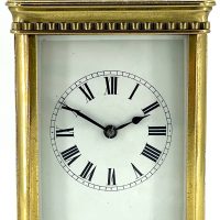 Fabulous Victorian Antique Carriage Clock  – gong Striking French 8-Day Carriage Clock C1880