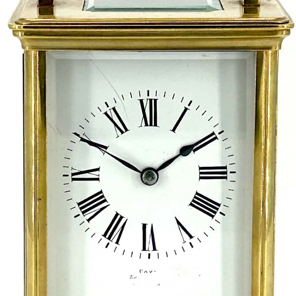 Wonderful Large Victorian Striking Carriage Clock – French 8-Day Carriage Clock C1880