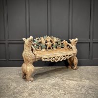 Black Forest Bear Two-Seat Bench