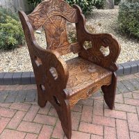 Arts &amp; Crafts Japanese Armchair for Liberty c1900