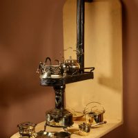 Unusual Model Of a Flat Tub Stove Continental Circa 1880/1900