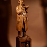 Ukraine Interest, Amusing Sculpture Of A Bibliophile/ Bookworm.