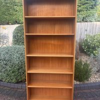 Danish Mid Century Tall Teak Bookcase c1960s