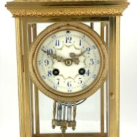 Fabulous Victorian Antique French Table Regulator Mantle Clock – ca1870