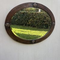 Liberty &amp; Co Arts &amp; Crafts Copper Mirror